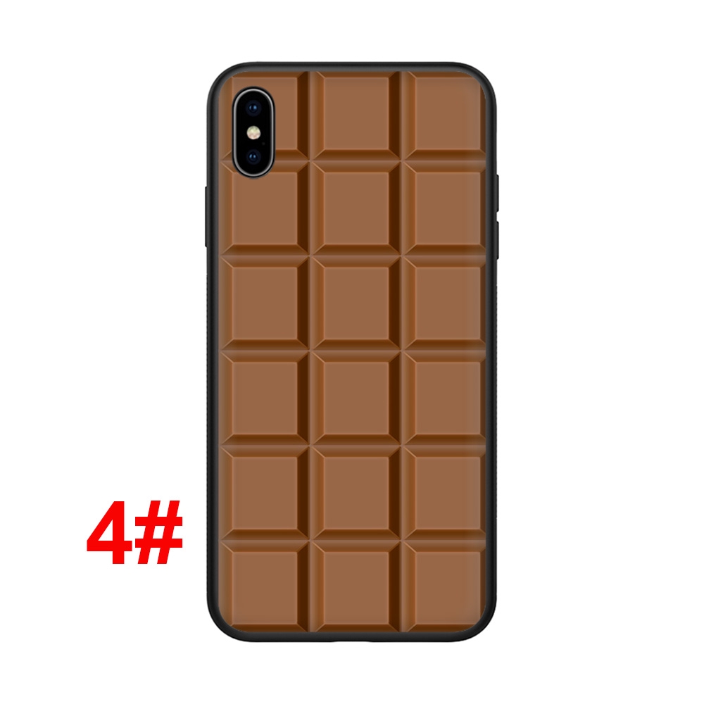 Ốp điện thoại silicon mềm hình Willy Wonka vàng + họa tiết chocolate 68F cho iPhone 11 Pro XS Max XR X 8 7 6S 6 Plus
