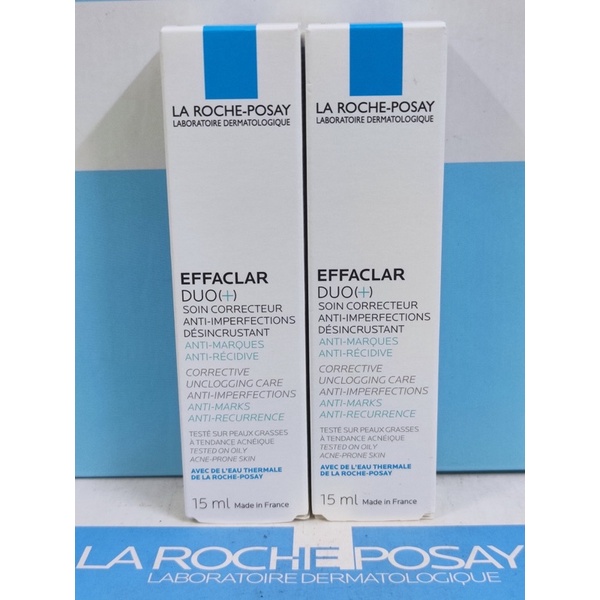 Kem dưỡng da thông thoáng lỗ chân lông ngăn ngừa thâm và mụn La Roche-Posay Effaclar Duo+ 15ml&40ml