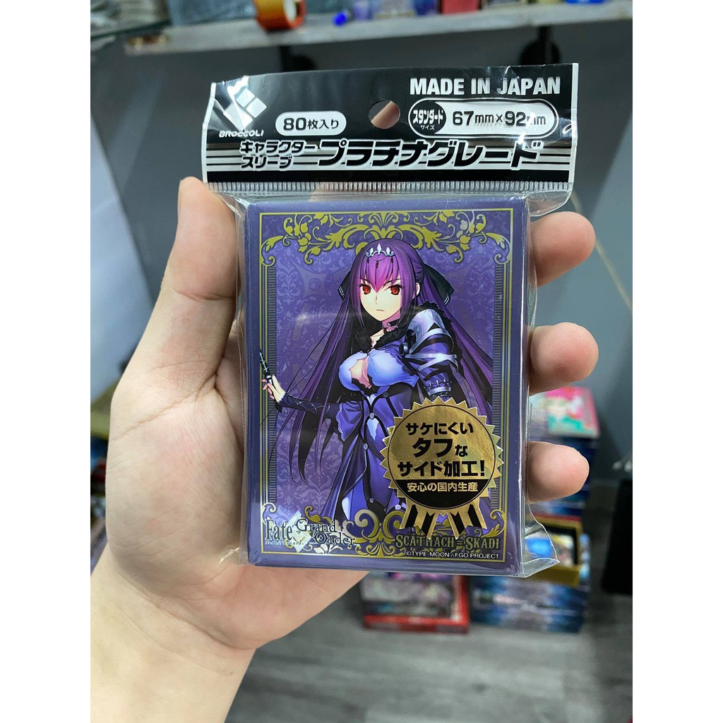 [ Dưa Hấu Yugioh ] Bọc bài chính hãng Standard Size- Scathach Skadi bịch 80 cái - Sleeve