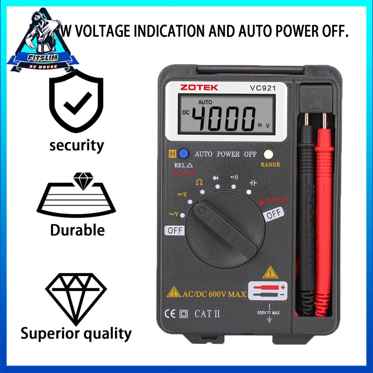 Đồng hồ đo điện vạn năng kỹ thuật số VICTOR VC921 chất lượng cao