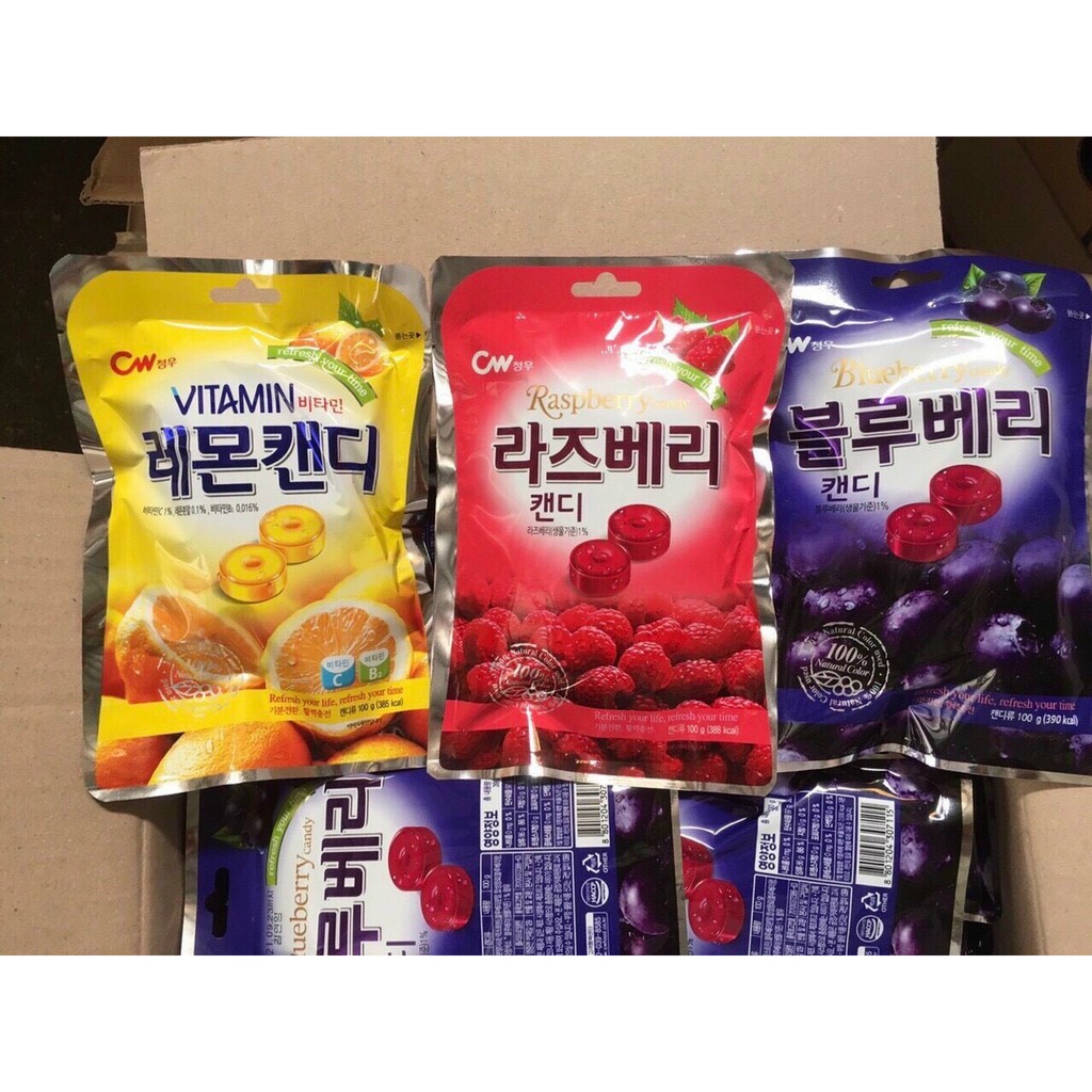Kẹo cứng CW Hàn Quốc vị trái cây