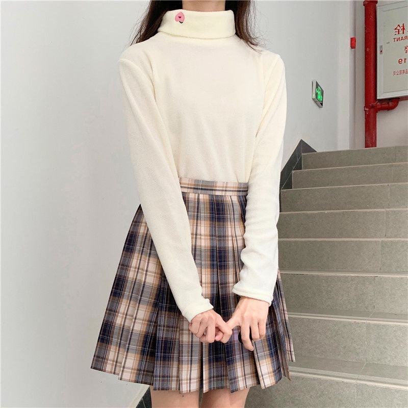 MỚI Áo thun tay dài cổ cao cho nữ