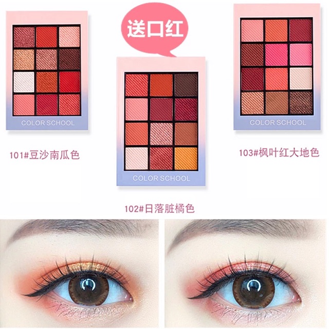 Bảng Phấn Mắt 12 Ô Lameila Color School Hàng Nội Địa Trung | BigBuy360 - bigbuy360.vn