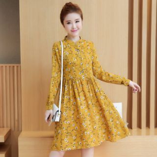 Đầm voan hoa nhí chọn live combo