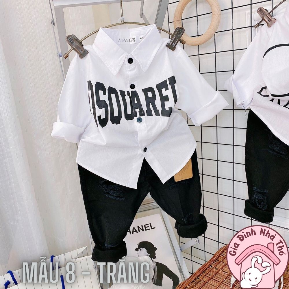 Thông tin về Áo sơmi bé trai chất thoáng mát đi học đi chơi đều đẹp size từ 9-20kg