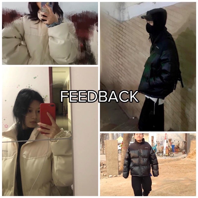 TKLIHN Áo khoác phao ulzzang HOT FASHION 2021 KÈM 2 ẢNH THẬT CUỐI