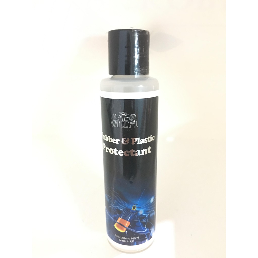 Bảo dưỡng nhựa và lốp xe máy, oto luôn đen bóng WillF1 Rubber &amp; Plastic Protectant 160 ml