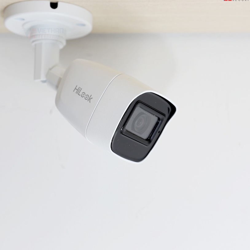 Camera HD-TVI thân trụ ngoài trời 2.0MP HiLook THC-B120-MS - Tích hợp míc - Hàng chính hãng