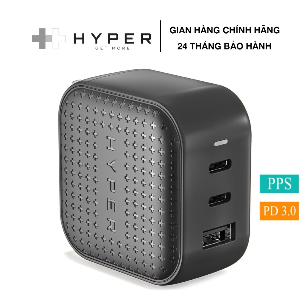 SẠC ĐA CỔNG PD/QC3.0 VÀ PPS HYPERJUICE 66W GAN CHARGER (2C1A) NHỎ NHẤT THẾ GIỚI – HJ265