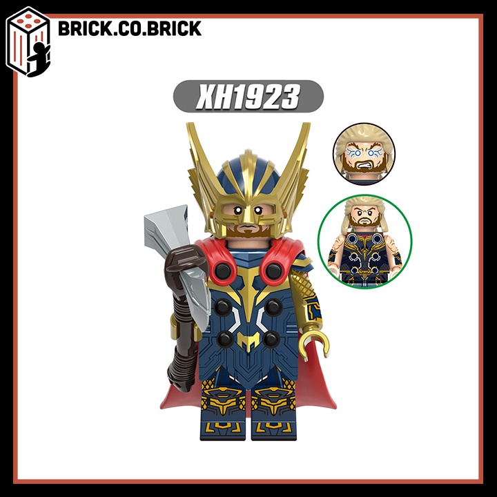 Thor 4 Love and Thunder Tình Yêu và Sấm Sét Mới Nhất Đồ chơi Lắp ráp Valkyrie Korg Jane Foster Gorr Starlord X0339