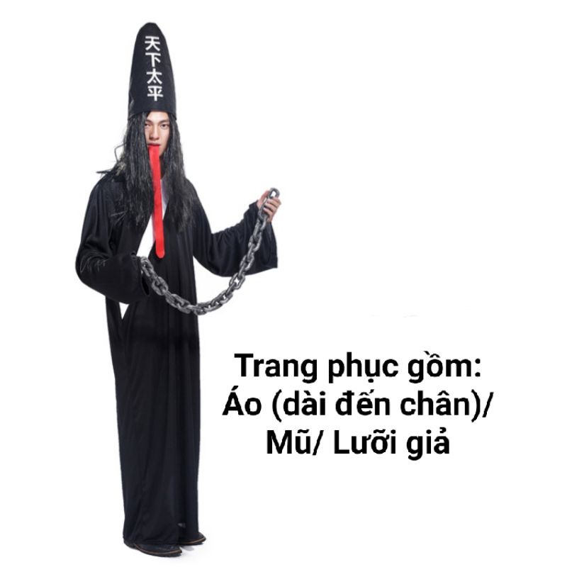 Bộ đồ hoá trang Hắc Bạch Vô Thường cho lễ hội Halloween