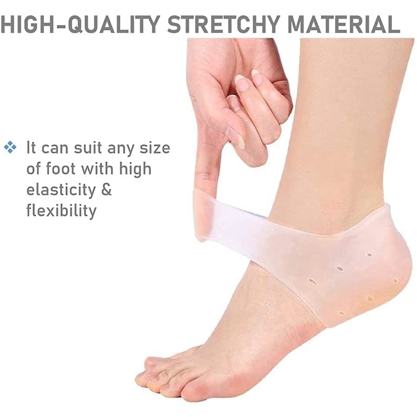 Miếng Đệm Gel Bảo Vệ Gót Chân Giảm Đau Và Nứt Nẻ