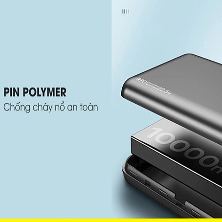 🌟CHÍNH HÃNG Pin Sạc Dự Phòng Mini Remax RPP-170 10.000mAh 22.5W - Có Đầu Ra Type-C 18W Cho Iphone - màu ngẫu nhiên