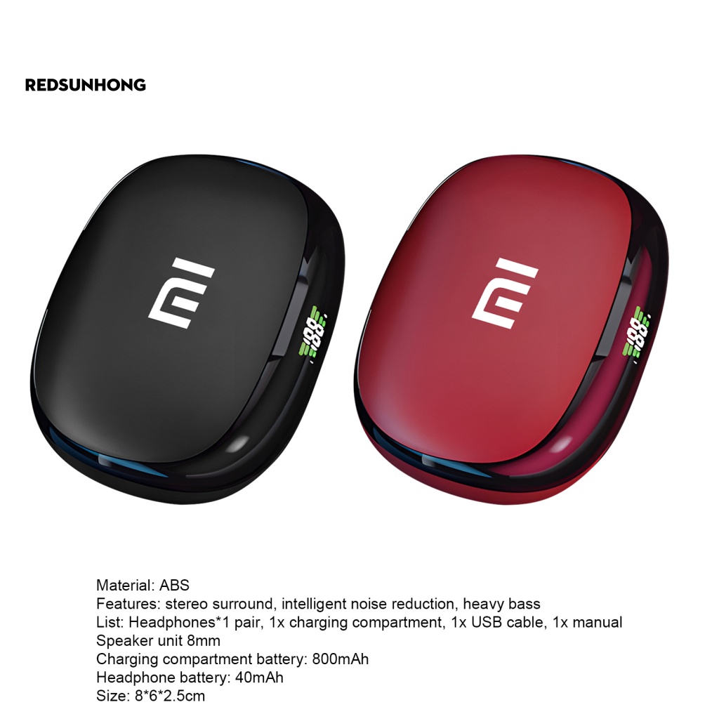 Tai Nghe Không Dây Bluetooth 5.0 Hiệu Ứng Âm Thanh Trong Suốt