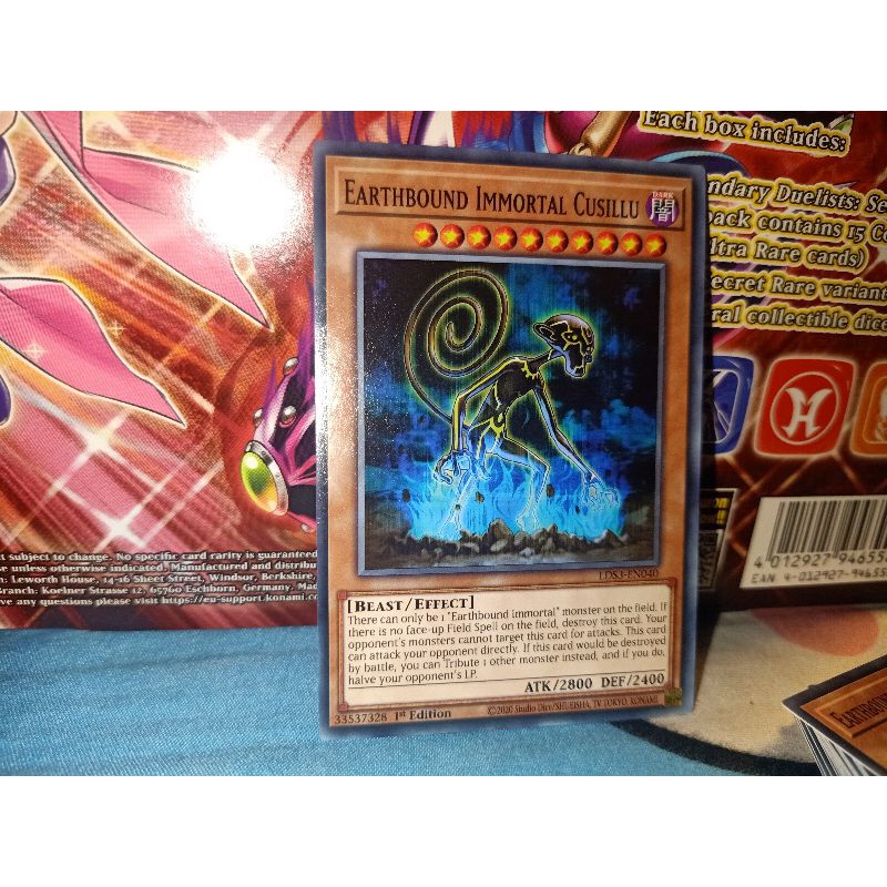 [KN yugioh shop] thẻ bài: Earthbound Immortal Cusillu - LDS3-EN040 - Common 1st Edition
