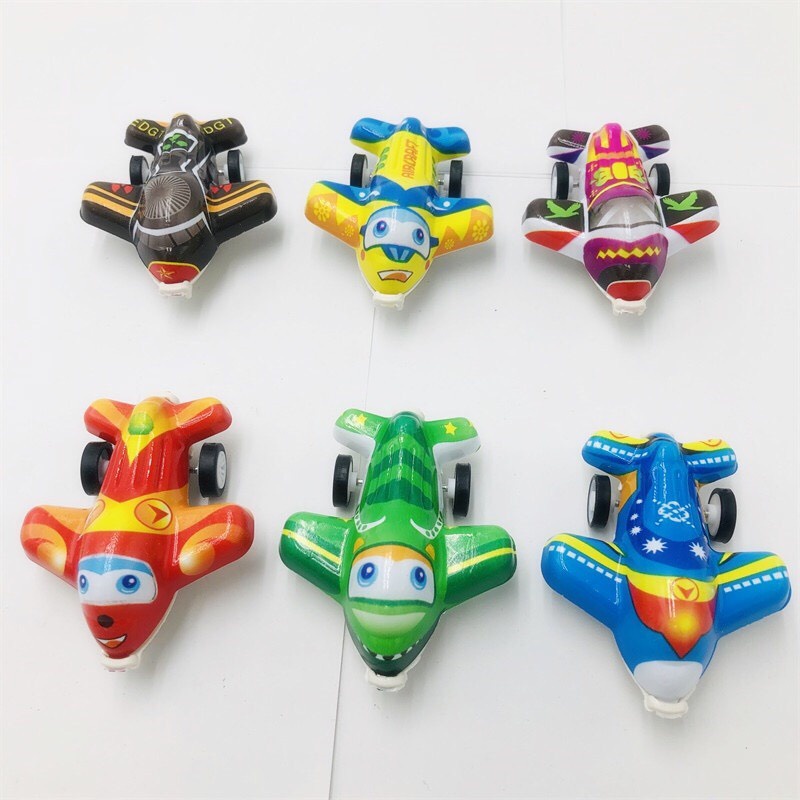 Mô hình đồ chơi máy bay mini chạy bằng dây cót cho bé