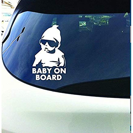 Tem trang trí decal BABY ON BOARD - decal trang trí ô tô, xe hơi | BigBuy360 - bigbuy360.vn