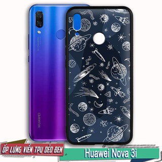 [FREESHIP ĐƠN 50K] Ốp lưng cứng viền dẻo đen cho Huawei Nova 3i - 02091 0542 SOLARSYSTEM04