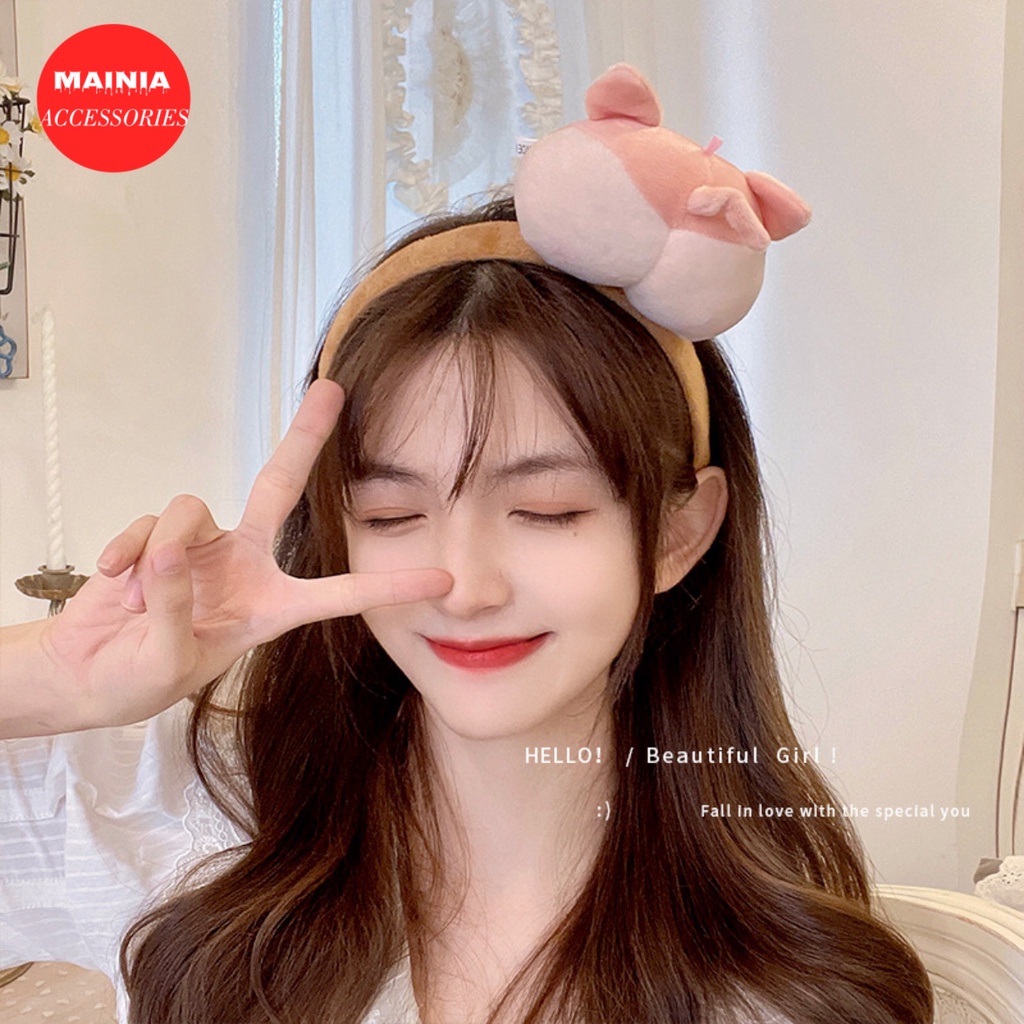 [Sẵn Hàng] Băng Đô Bờm Cài Tóc Hình Mông Thú Siêu Xinh Siêu Cute Dễ Thương Mainia Shop