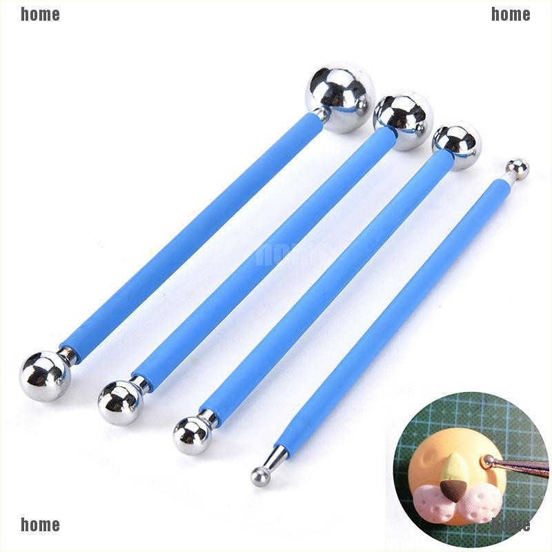 Bộ dụng cụ trang trí làm bánh handmade 4 món 8 đầu bi