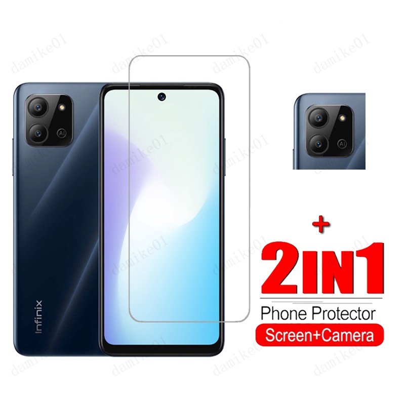 Kính Cường Lực Bảo Vệ Camera 2 Trong 1 Cho Infinix Hot 11 2022 12 10 Play 12i 11s NFC 10s 10i Note 12 G96 11s 10 Smart 5 Pro