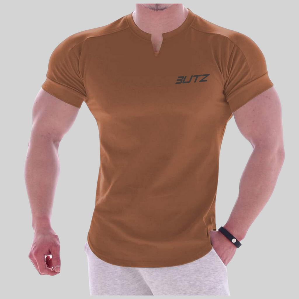 Áo Thun Thể Thao Nam Cổ Xẻ Thời Trang BUTZ