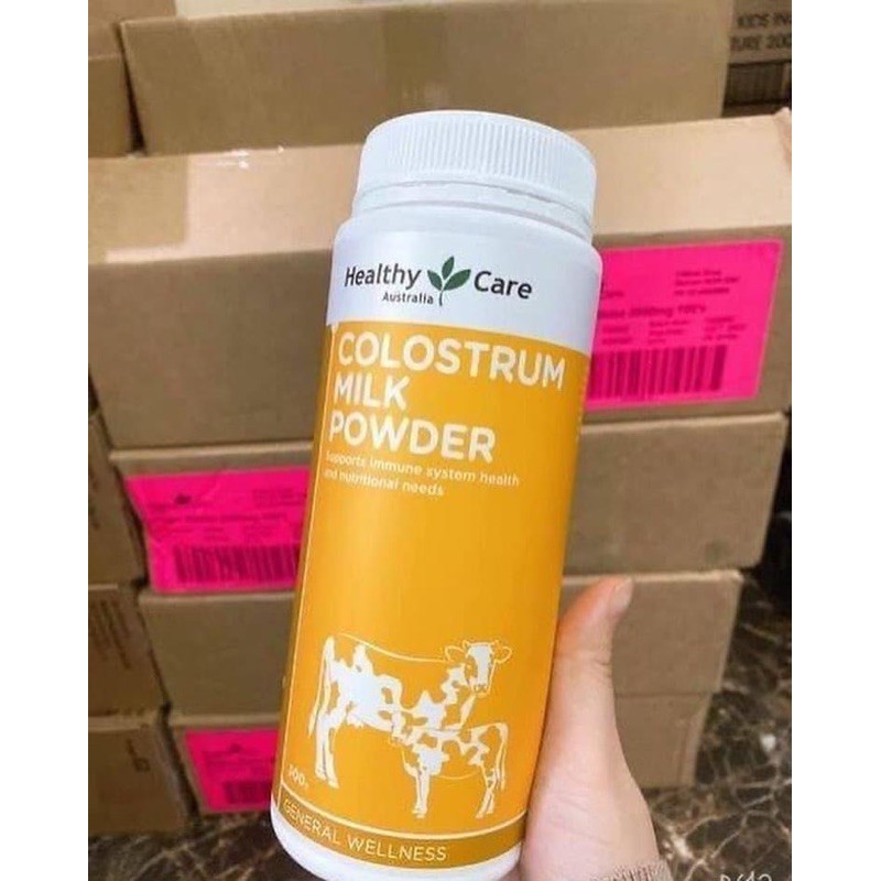 Sữa Bò Non Healthy Care Colostrum Milk Powder 300g Nhập Khẩu Úc