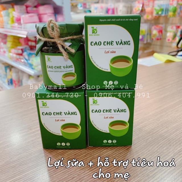 Cao chè vằng Bảo Nhiên