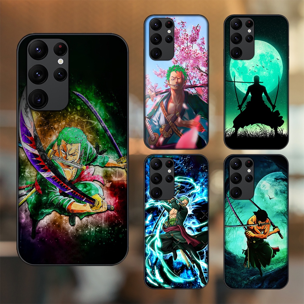 Ốp lưng Samsung S20 Ultra viền đen in hình Zoro One Piece