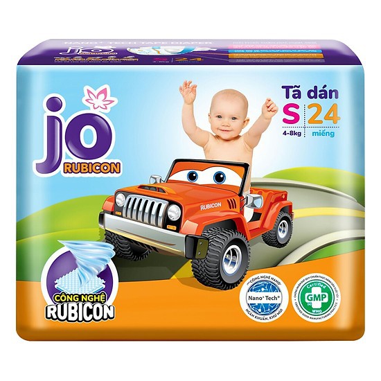 Tã Dán Jo Rubicon S24 M40, L36, S44