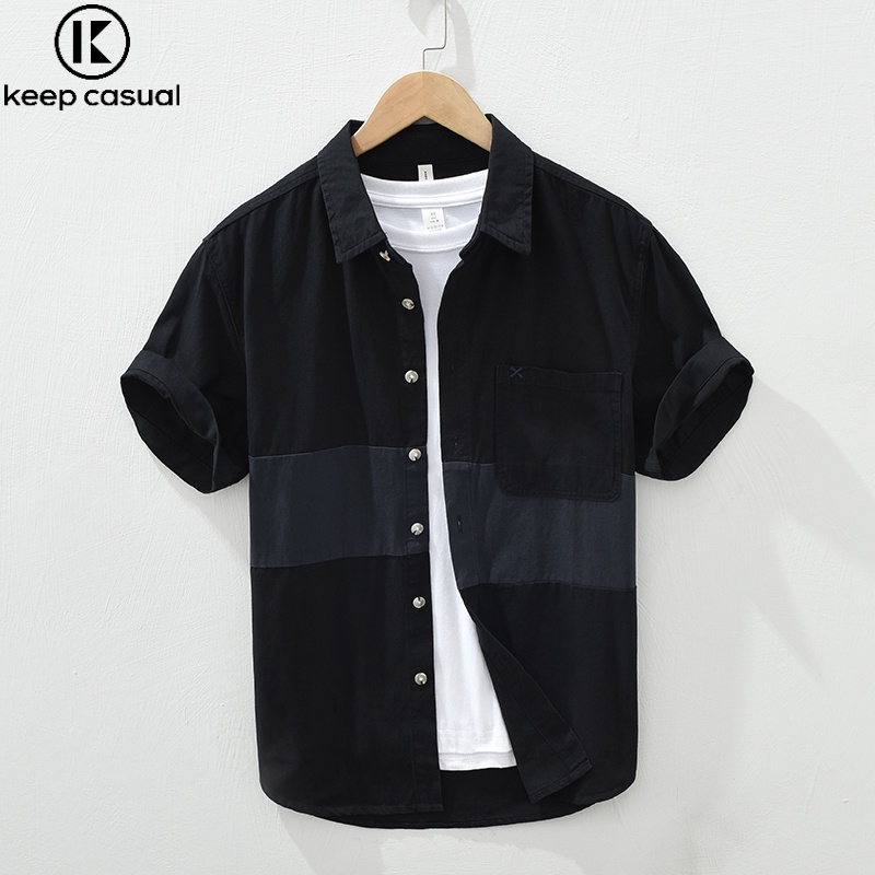 Áo Sơ Mi Cotton Tay Dài Dáng Rộng Phong Cách Thời Trang Nhật Bản 2022