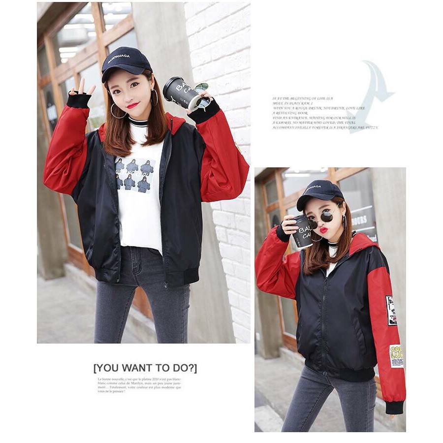 Áo khoác nữ Áo khoát nữ gió dù 2 lớp chống nắng Tay Phối hàng chuẩn shop hàng bao chất-A214 - June S