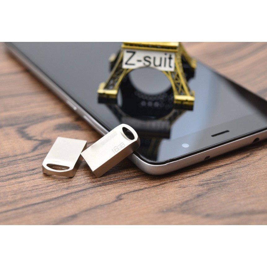 USB 16GB 2.0 Kim loại mini nhỏ gọn dễ móc vào chìa khóa KIM NHA SHOP