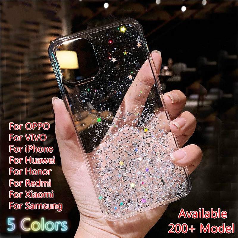 Ốp điện thoại silicon kim tuyến dễ thương 4 Samsung Galaxy Note 10 8 9 Note 10Pro 10Lite A10S A20S A21S A20E M31