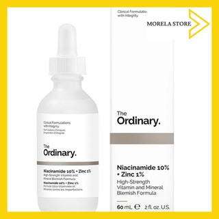 Serum giảm mụn, giảm thâm, cân bằng nhờn The Ordinary Niacinamide 10% + Zinc 1% 60ml