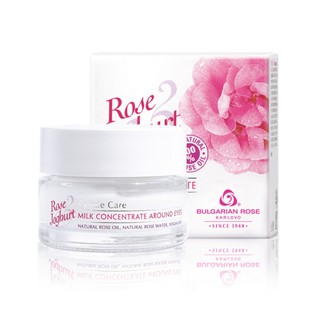 Kem dưỡng vùng mắt ngày và đêm Rose Joghurt Bulgaria 15ml, chống lão hóa, trắng da - Byrose