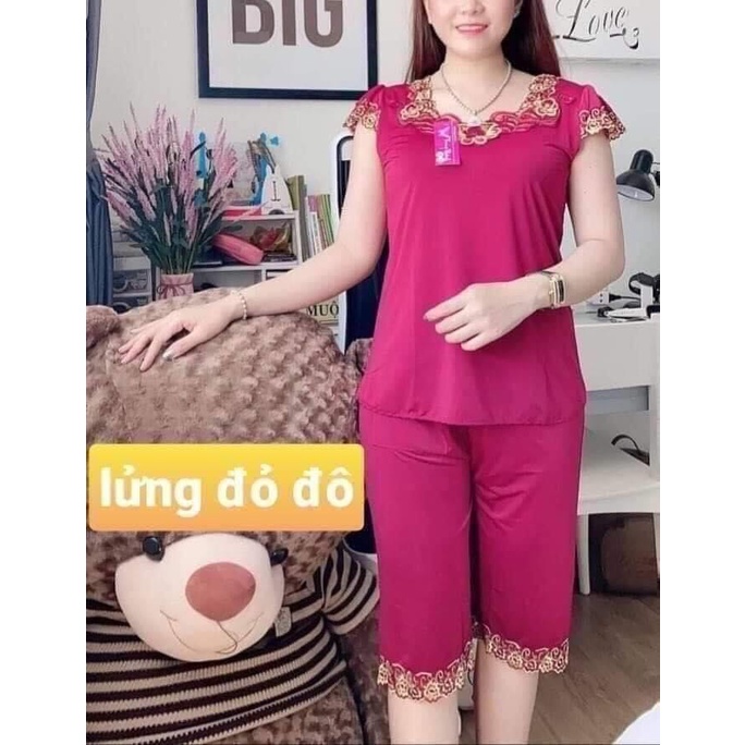 Bộ mặc nhà lửng cho mẹ