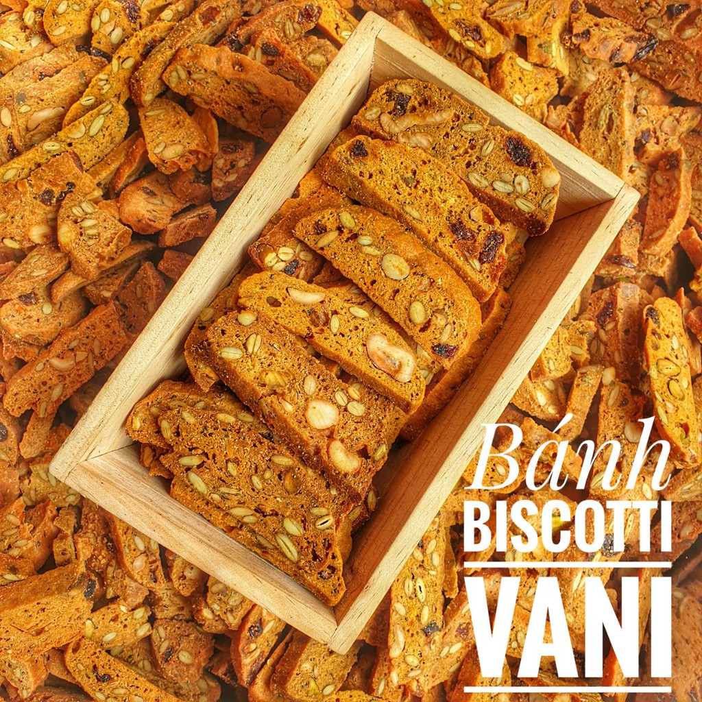 Bánh Biscotti (Vani/ Matcha / Socola) - Bánh Ăn Kiêng Hỗ Trợ Giảm Cân - Bánh Ngủ Cốc