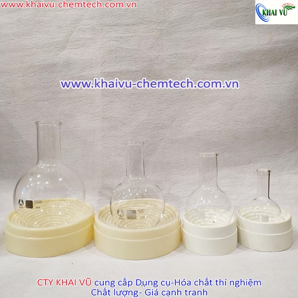 Đế giá nhựa tròn đỡ bình cầu thí nghiệm