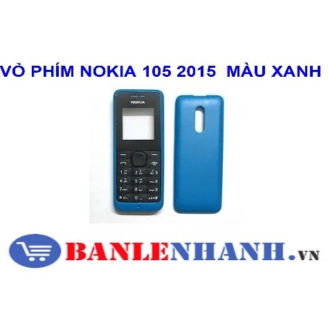 VỎ PHÍM NOKIA 105 2015  MÀU XANH