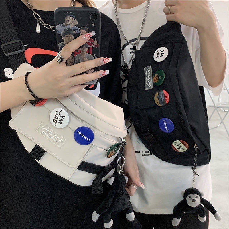 Túi Đeo Chéo Thể Thao Dáng Rộng Phong Cách Hàn Quốc Cá Tính 19911