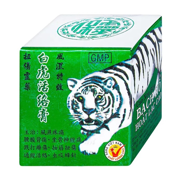 Cao Xoa Bóp Bạch Hổ, Dầu Xoa Bóp Dược Liệu Bạch Hổ Hoạt Lạc Cao 20g Giảm Đau Nhức Ngừa Cảm Cúm