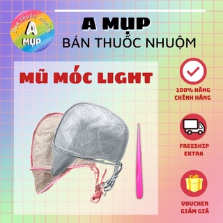 Nón móc light tóc | Mũ móc light tóc| Tặng Cây Móc Light | Khăn trùm móc light | Highlight | Nhuộm highlight