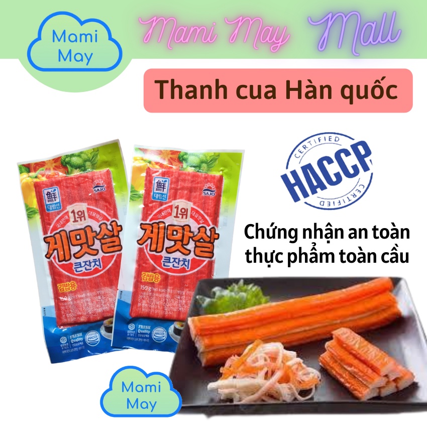 Thanh cua Hàn Quốc loại 1 - Cuộn kimbap, cơm sushi, nhúng lẩu, làm salat, mì ramen 150g, 300g, 500g, 1kg