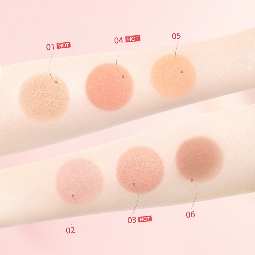 Phấn má hồng Carslan màu sắc ngọt ngào 6g