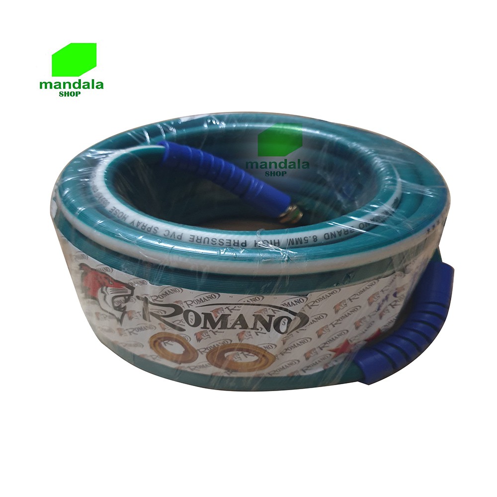 Dây rửa xe - dây phun xịt 10m cá sấu Romano cho máy rửa xe chạy mô tơ Tùy chọn màu VÀNG hoặc XANH