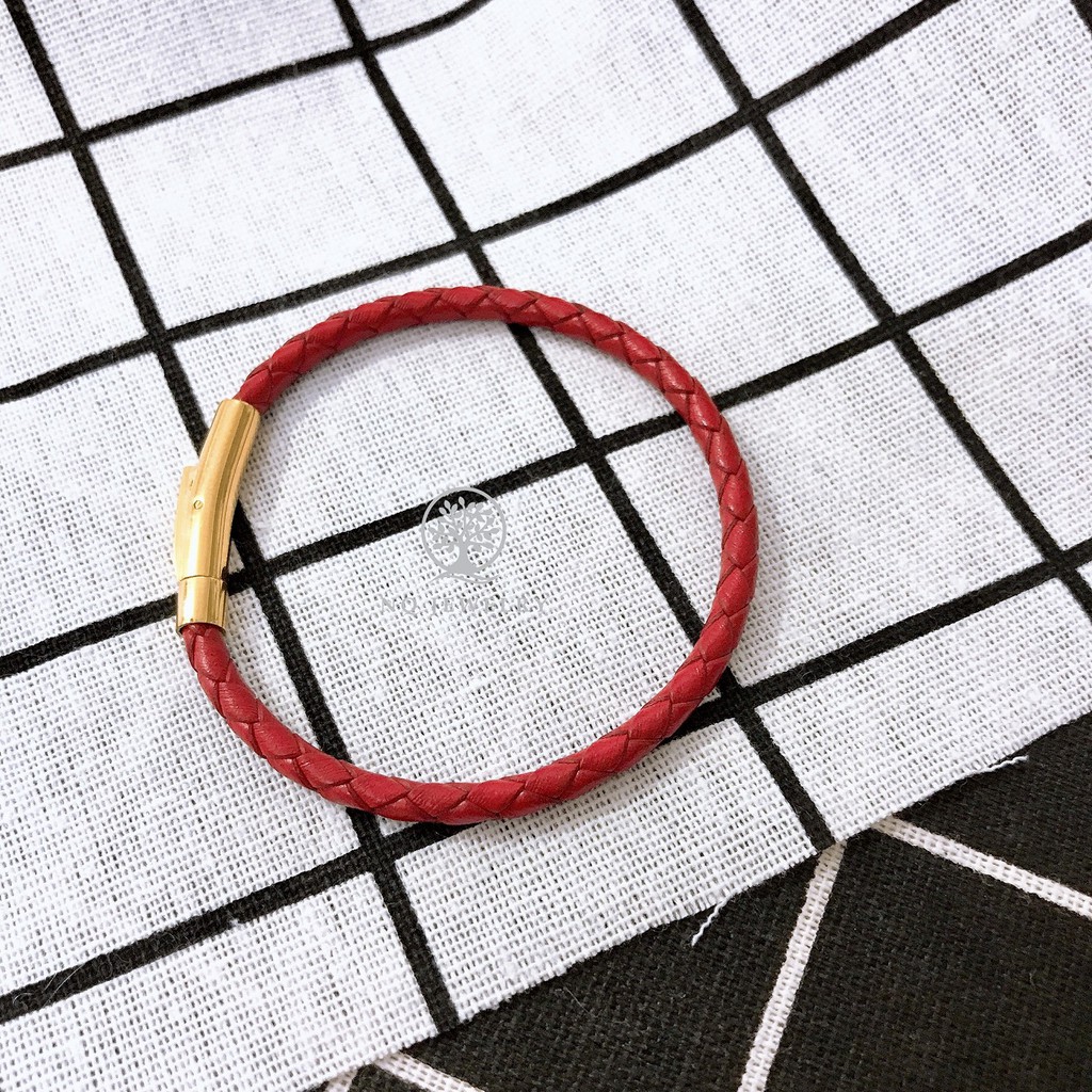 Vòng tay dây da cao cấp - Vòng tay nam nữ NQ Jewelry