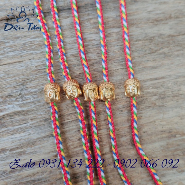 Vòng tay chỉ ngũ sắc thắt handmade
