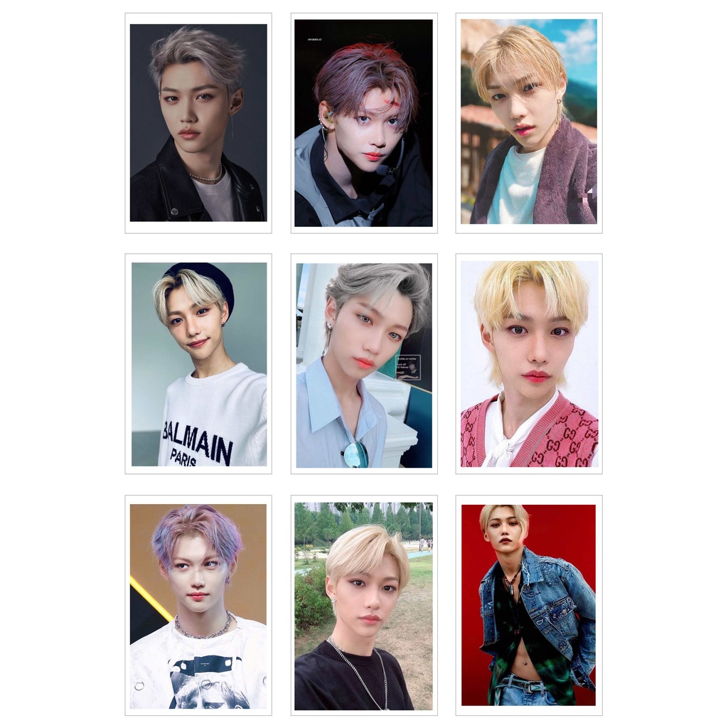 [Ép Lụa] Lomo Card 45 Ảnh STRAY KID - FELIX