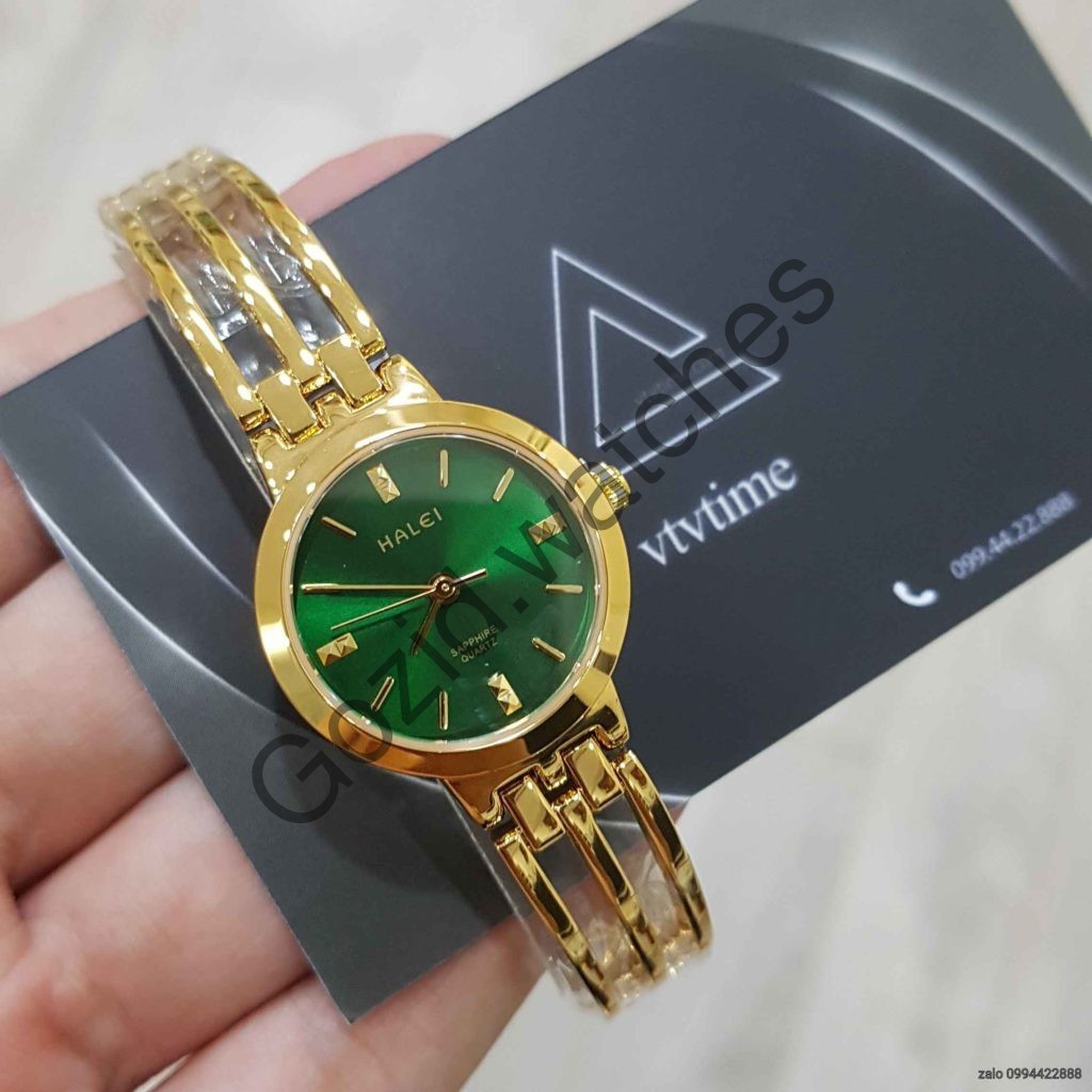 Đồng hồ nữ Halei máy Nhật mạ vàng dây kim loại -Gozid.watches | BigBuy360 - bigbuy360.vn